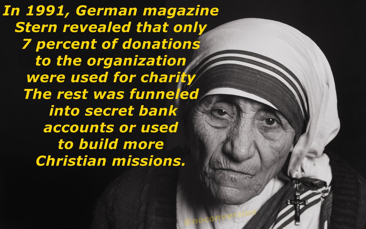 Missionary Teresa, behind the facade
