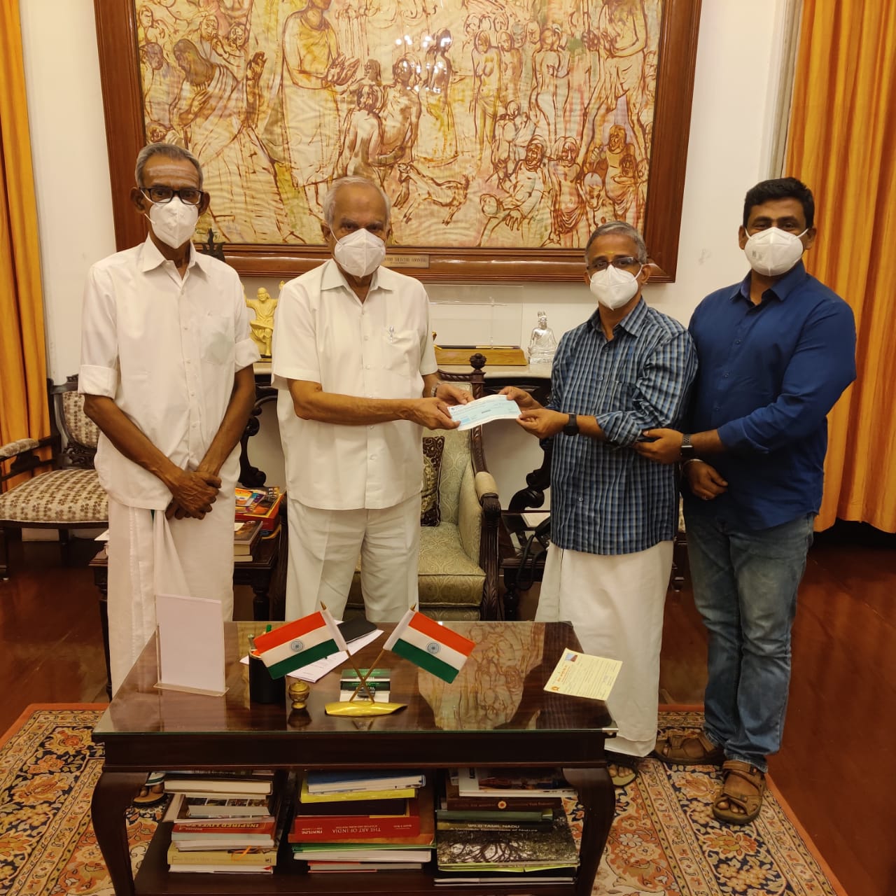 Tamilnadu Governor donates towards Ram Mandir temple construction
