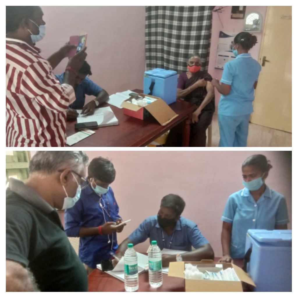 Chennai RSS-BSS volunteers in COVID Vaccination Drive