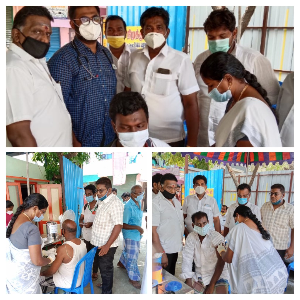 Chennai RSS-BSS volunteers in COVID Vaccination Drive -Day 2