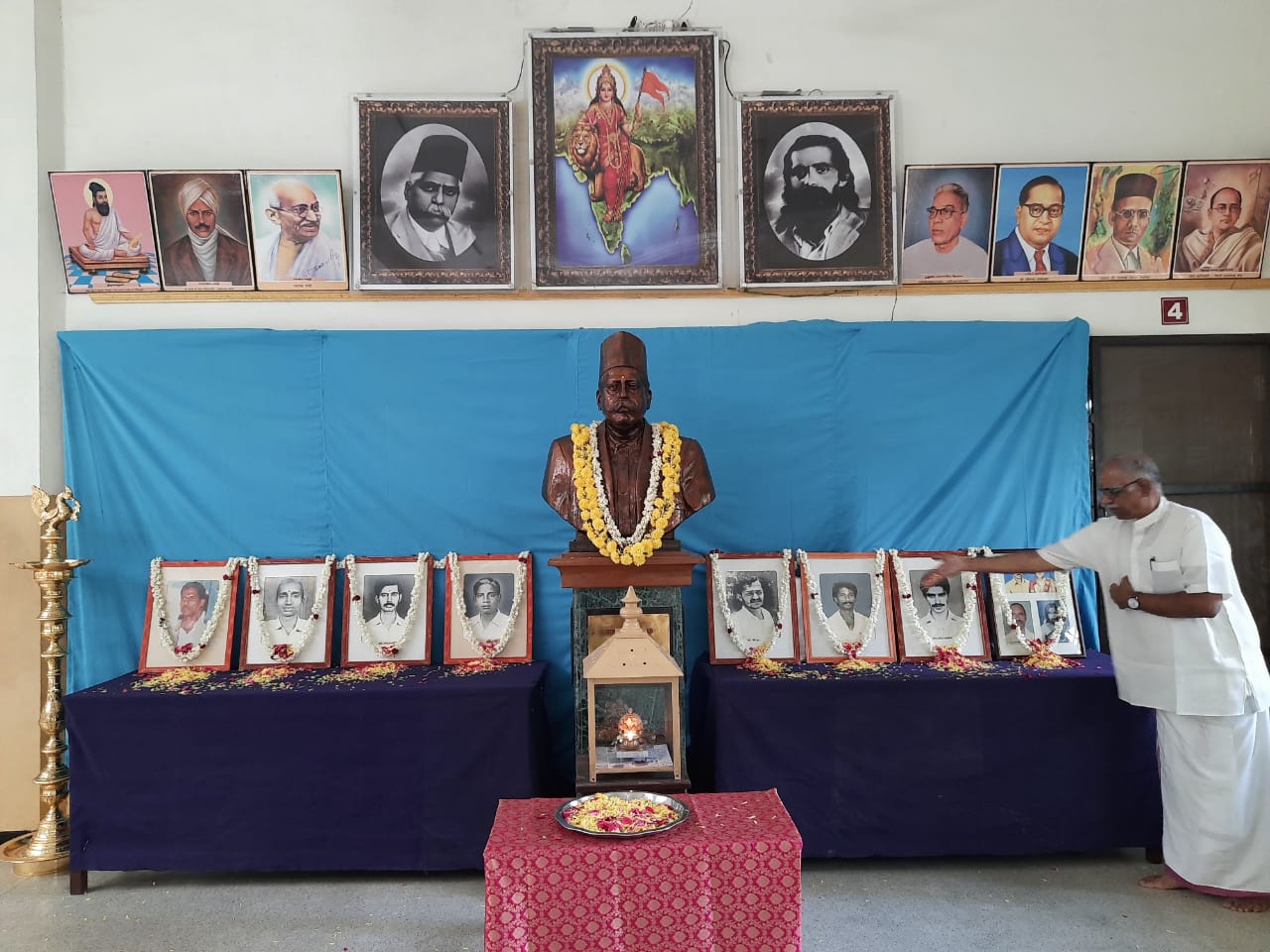 RSS Sarkaryavah Datta Ji pays homage to the martyrs of RSS Chennai Bomb blast