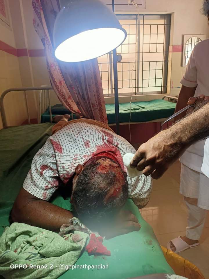 Dharma Jagran Jilla Pramuk attacked in Theni, Tamilnadu